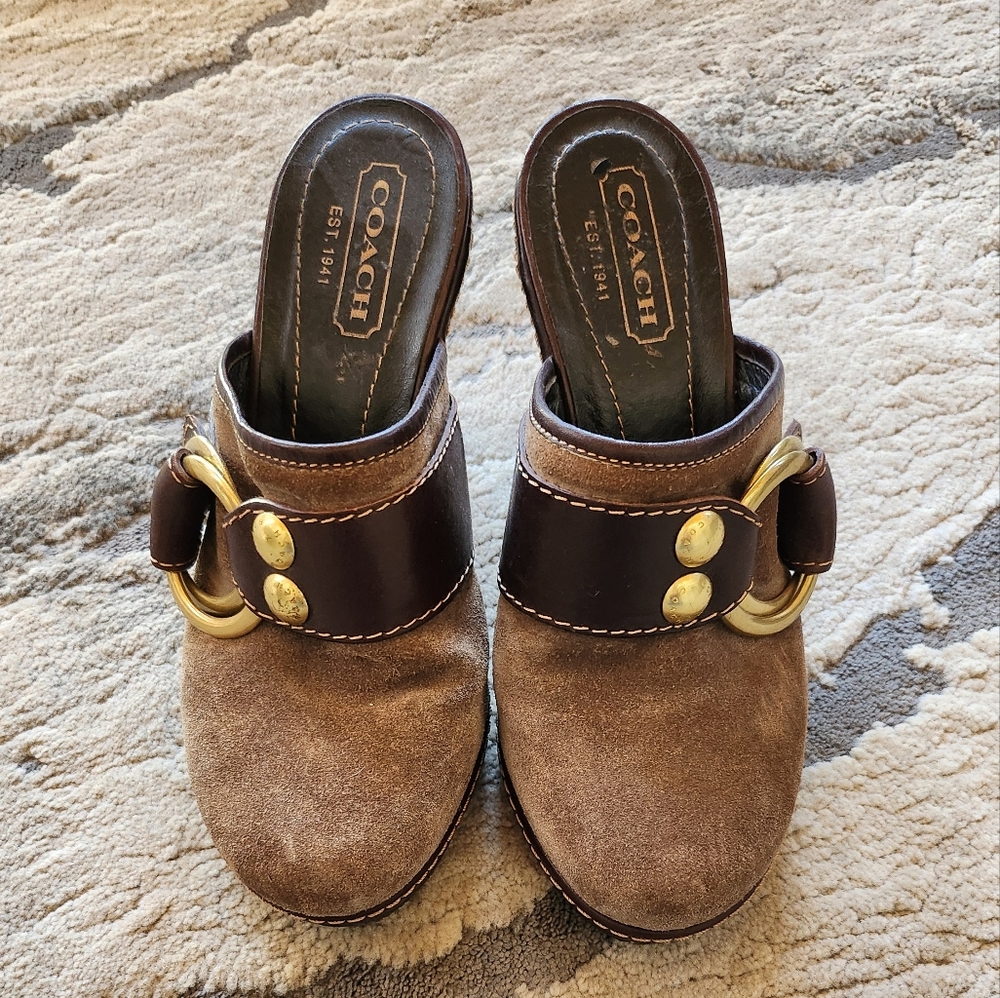Coach Clogs size 5